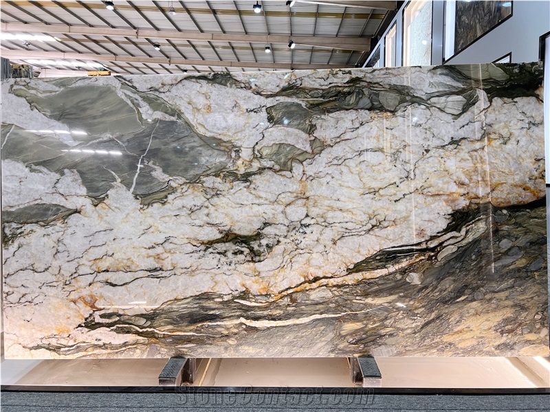 Tempest Crystal Quartzite Slab
