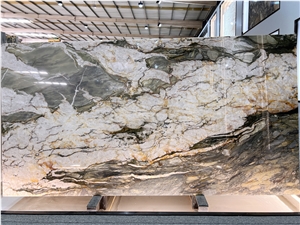 Tempest Crystal Quartzite Slab