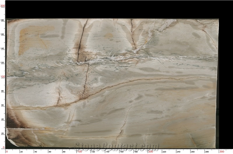 Verde Aquamarina Quartzite Slab