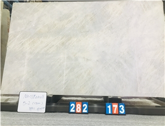 Cristallo White Quartzite Slabs