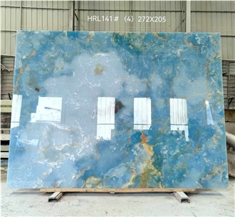 Golden Blue Onyx Slabs