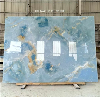 Golden Blue Onyx Slabs