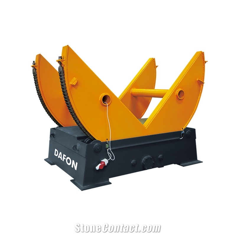 Granite Quarry Block Chain Type Stone Turnover Machine
