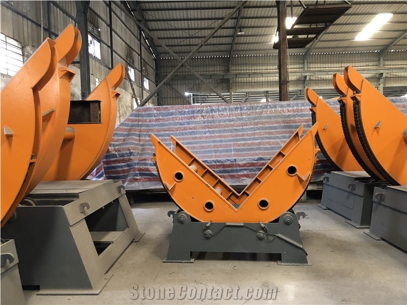 Granite Quarry Block Chain Type Stone Turnover Machine