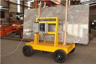 Remote Control Shuttle Cart Loading Move Stone Marble Slab