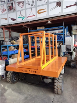Remote Control Shuttle Cart Loading Move Stone Marble Slab