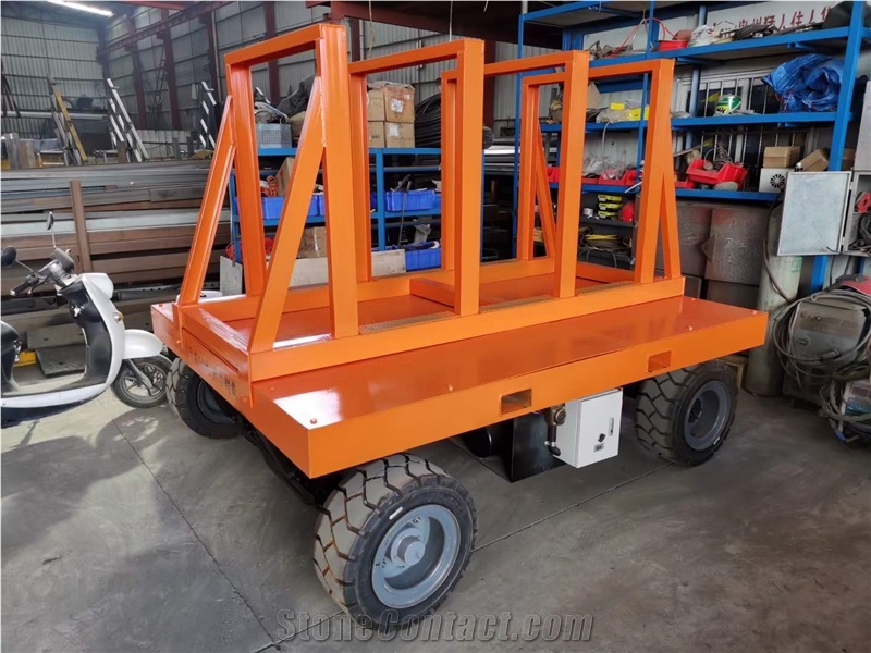 Remote Control Shuttle Cart Loading Move Stone Marble Slab