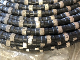 Rubber Diamond Wire Rope Saw For Stone Quarry Granite Marble