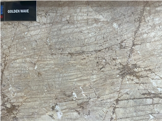 Golden Wave Marble Slabs - Polished