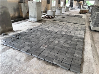 Black/Grey Basalt Paving Stone, Cobble Stone