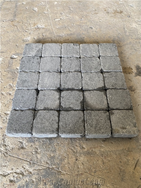 Black/Grey Basalt Paving Stone, Cobble Stone
