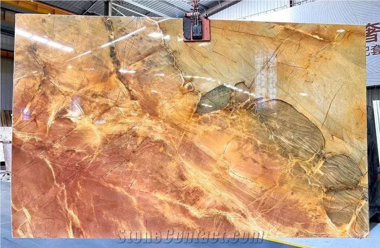 Atacama Gold Quartzite California Sunset Slabs
