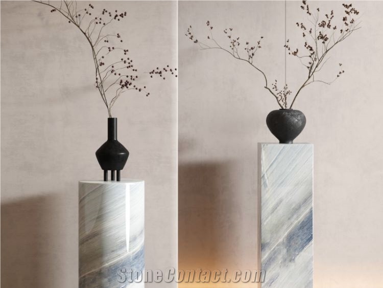 Blue Marmi Palissandro Azzurro Marble Slab Tiles