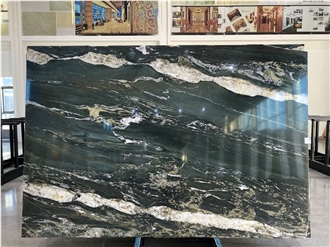 Botanic Wave Quartzite Slab Leathertiles