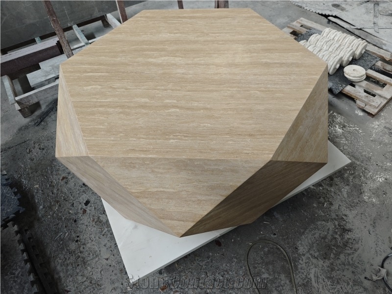 Customized  Travertine Center Table