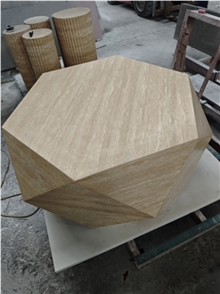 Customized  Travertine Center Table