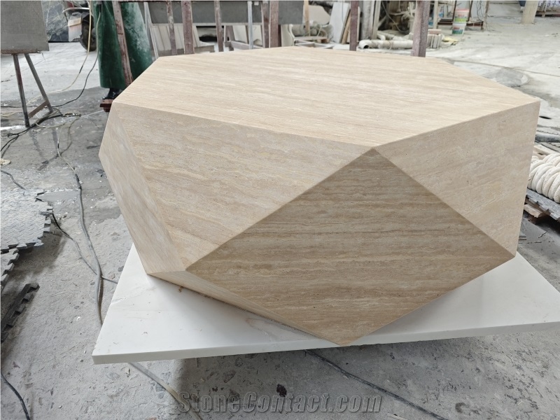 Customized  Travertine Center Table
