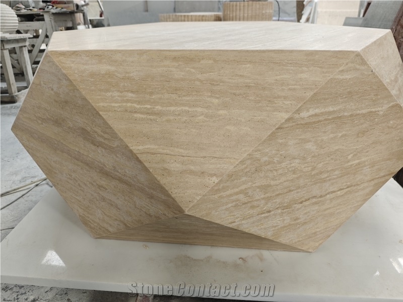 Customized  Travertine Center Table