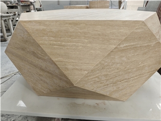 Customized  Travertine Center Table