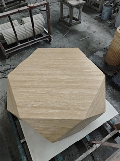 Customized  Travertine Center Table