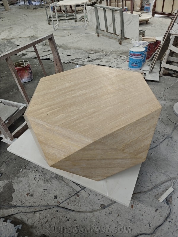 Customized  Travertine Center Table