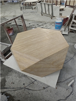 Customized  Travertine Center Table
