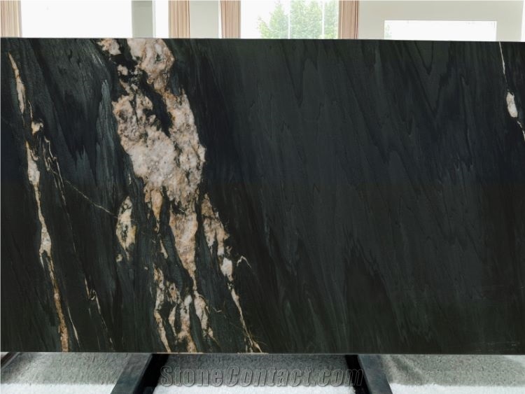Titanium Black Granite Slabs
