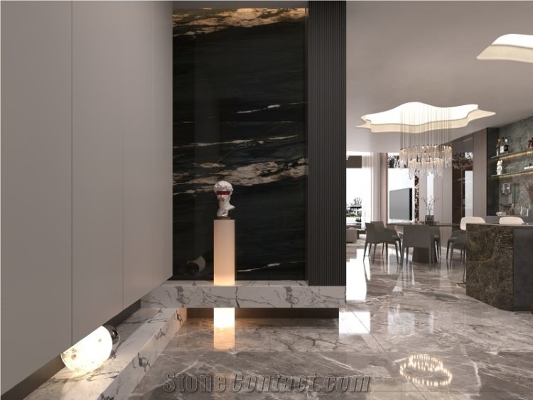 Titanium Black Granite Slabs