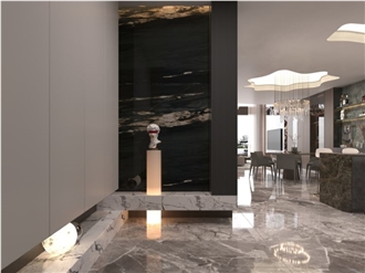 Titanium Black Granite Slabs