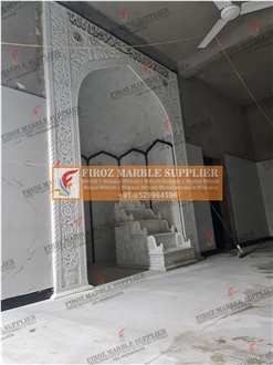 Mosque Mihrab Design In Marble Masonry Stone