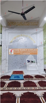 White Marble Mosque Mihrab