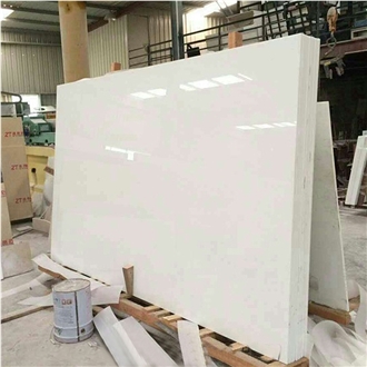 Polished Pure White Nano Slabs And Tiles