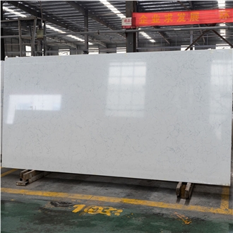 White Arabescato Slabs Artificial Quartz Slabs