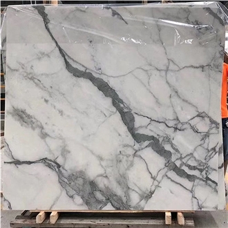 Chinese Calacatta Slabs &Tiles, White Marble