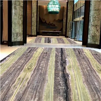 Chinese Jade Green And Blue Marble Tiles Slabs