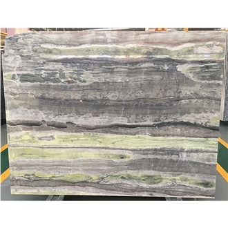 Chinese Jade Green And Blue Marble Tiles Slabs