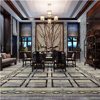 Chinese Jade Green And Blue Marble Tiles Slabs