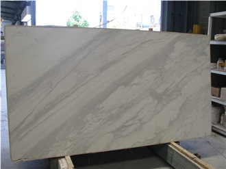 Chinese White Volakas Marble Slab Floor Tile