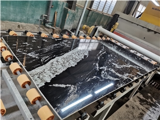 Cosmic Black Granite Stone Slabs For Flooring