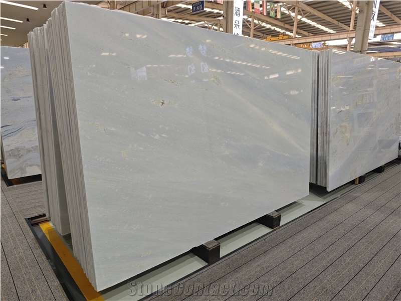 Dream Blue Sky White Marble Tiles & Slabs For Wall