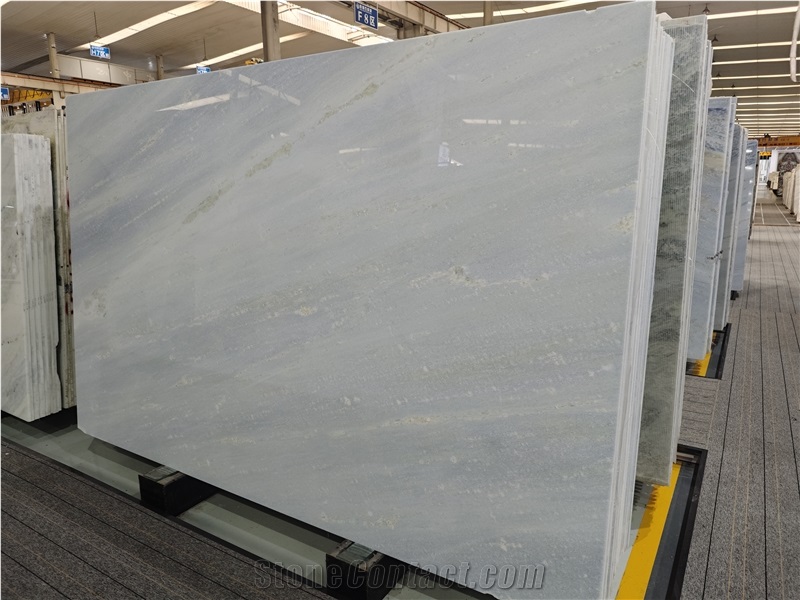 Dream Blue Sky White Marble Tiles & Slabs For Wall