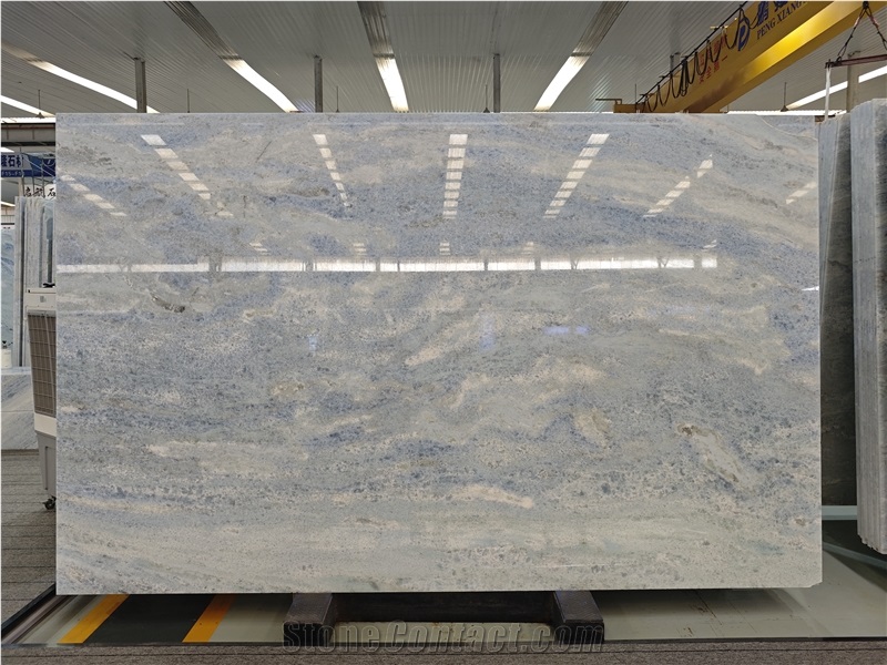 Dream Blue Sky White Marble Tiles & Slabs For Wall