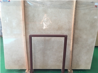 Egyptian Beige Galala Medium Cream Marble Slabs