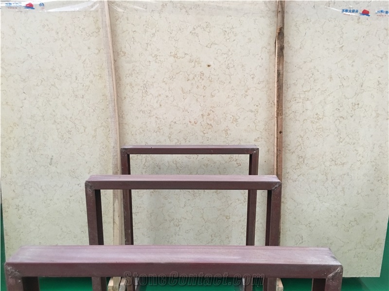 Egyptian Beige Galala Medium/Gingember Marble Slab Tiles