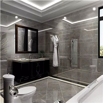 Factory Price Cloudy Gray Marble Floor Tiles