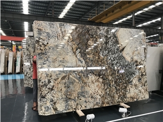 Luxury Golden Granite Phantom Wall Slabs