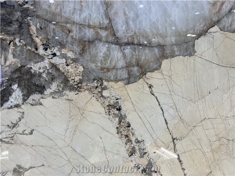 Luxury Translucent Stone Brazilian Quartzite Slabs