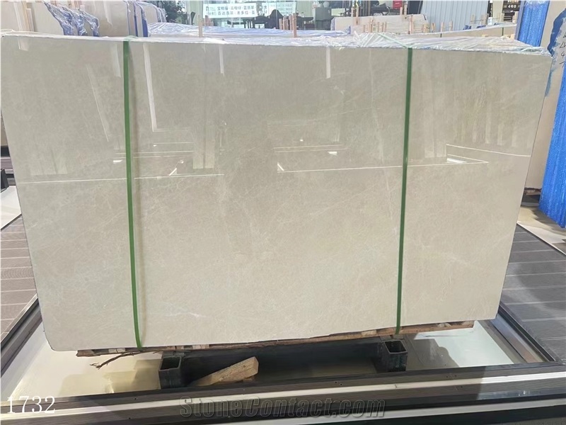 Bai Yulan Beige Marble Slab Tiles Bailuan Turcamar Stone