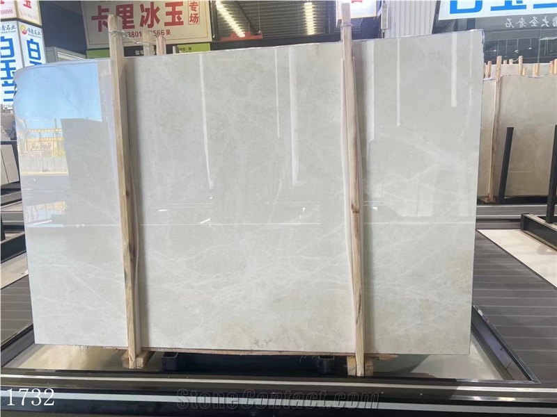 Bai Yulan Beige Marble Slab Tiles Bailuan Turcamar Stone
