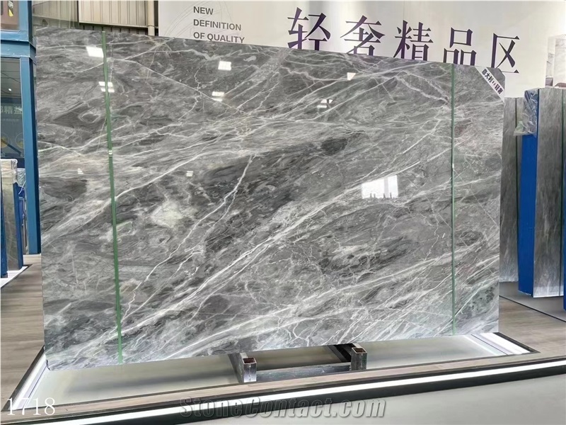 Himalayan Gray Marble Slabs Grey Sky Bardiglio Imperiale